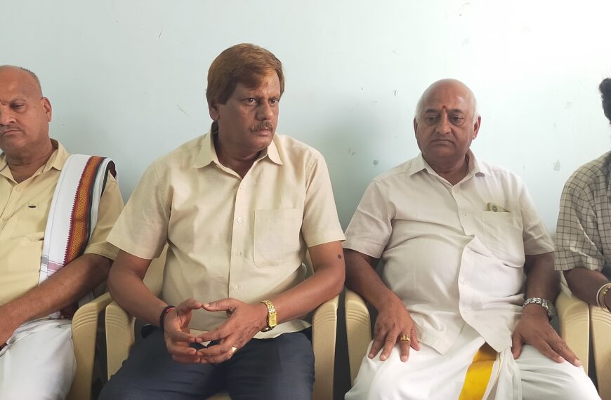 ಕೊಳ್ಳೇಗಾಲ : ಕುಲದ ಒಪ್ಪಿಗೆ ಇಲ್ಲದೆ ನಡೆಸಲು ಉದ್ದೇಶಿಸಿದ್ದ ಕತ್ತಿಹಬ್ಬ ಮುಂದೂಡಿಕೆ – ದೇವಾಂಗ ಯಜಮಾನ ಎ.ಎನ್.ನಾಗರಾಜಯ್ಯ